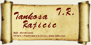 Tankosa Rajičić vizit kartica